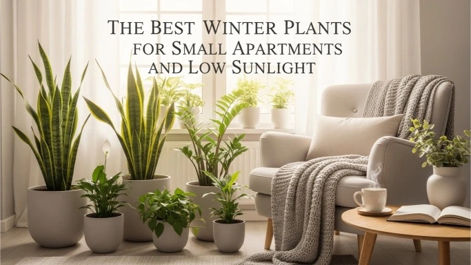 Winter indoor plants for small apartments and low sunlight